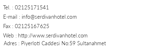 Serdivan Apart Hotel telefon numaralar, faks, e-mail, posta adresi ve iletiim bilgileri